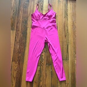 Pink athletic bodysuit NWOT